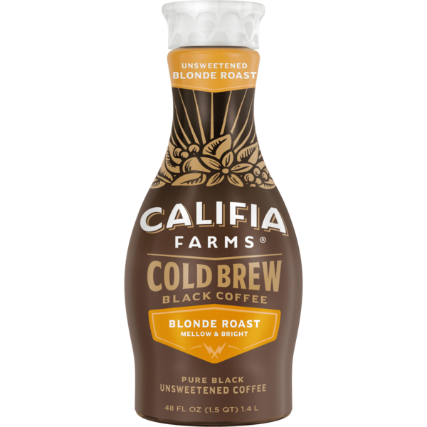 Califia Farms Pure Black Blonde Roast Cold Brew Coffee