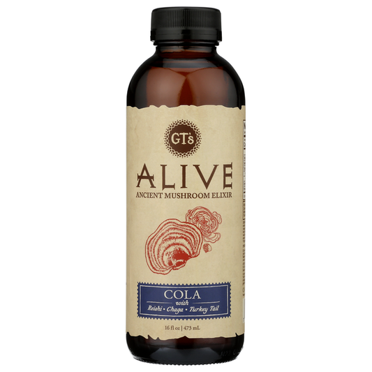 GT's Living Foods Ancient Mushroom Elixir, Cola