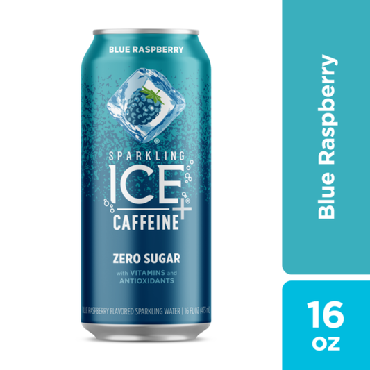 Sparkling Ice® Blue Raspberry Plus Caffeine Sparkling Water