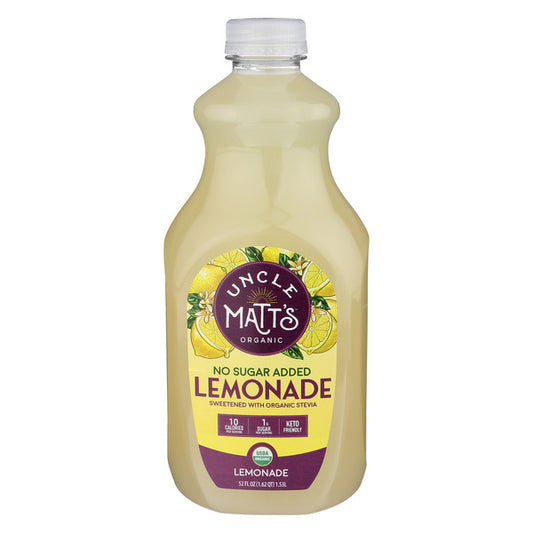 Uncle Matt's Organic No Sugar Added, Lemonade