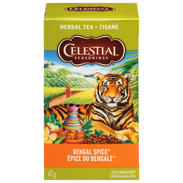 Celestial Seasonings Herbal Tea, Caffeine Free, Bengal Spice, Tea Bags