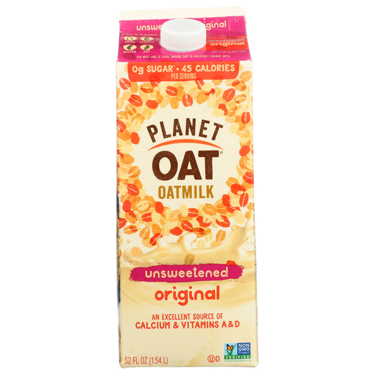 Planet Oat Unsweetened Original Oatmilk