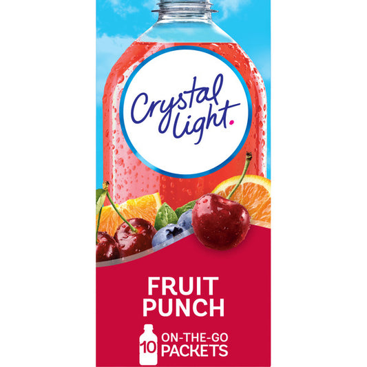 Crystal Light Fruit Punch Artificially Flavored Powdered Drink Mix