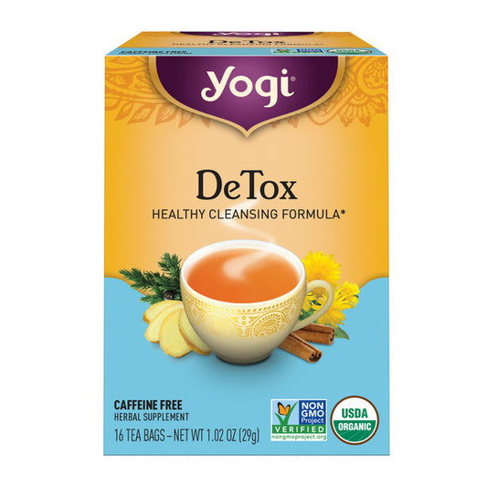 Yogi Tea Herbal Tea, DeTox, Caffeine Free