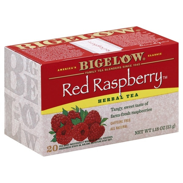 Bigelow Herbal Tea, Red Raspberry, Caffeine Free, Tea Bags