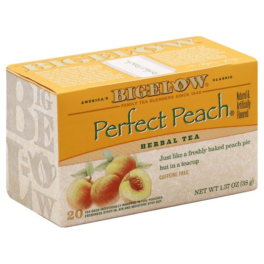 Bigelow Perfect Peach Herbal Tea Bags