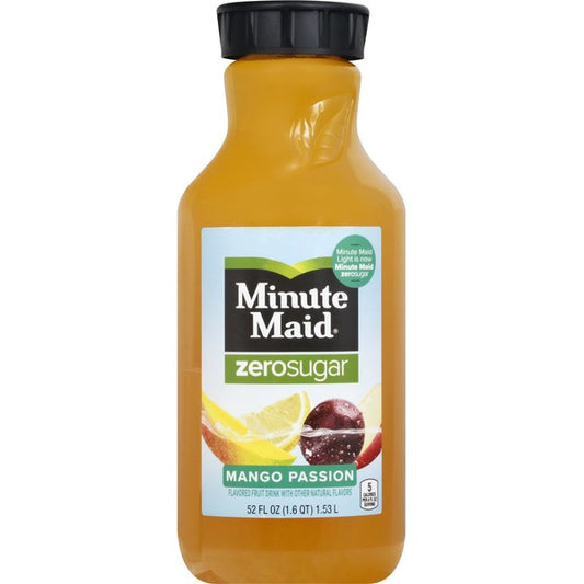 Minute Maid Sugar Mango Passion Fruit Bottle