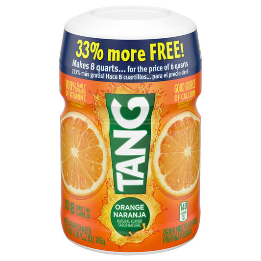 Tang Orange Naturally Flavored Powdered Soft Drink Mix