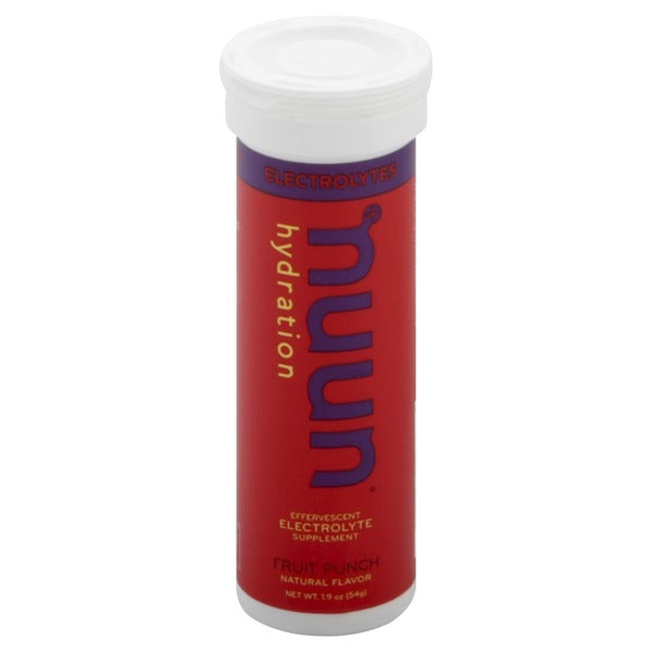 Nuun Active Effervescent Electrolyte Supplement Sugar Free Fruit Punch Fruit