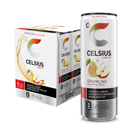 Celsius Sparkling Fuji Apple Pear, Energy Drink