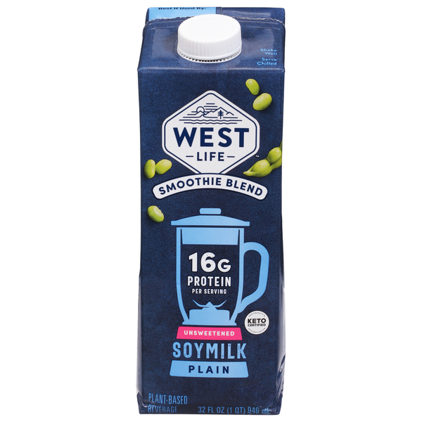 West Life Smoothie Blend, Soymilk, Plain, Unsweetened