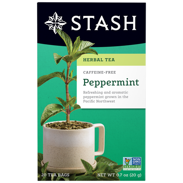 Stash Peppermint Herbal Tea, Caffeine Free