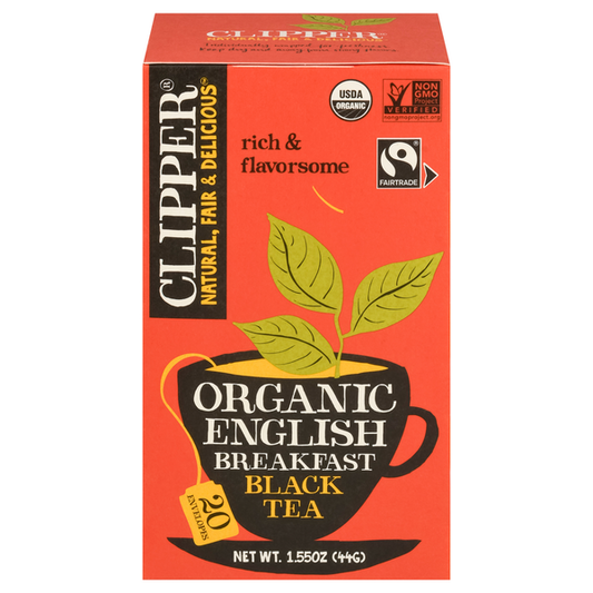 Clipper Black Tea, Organic, English Breakfast