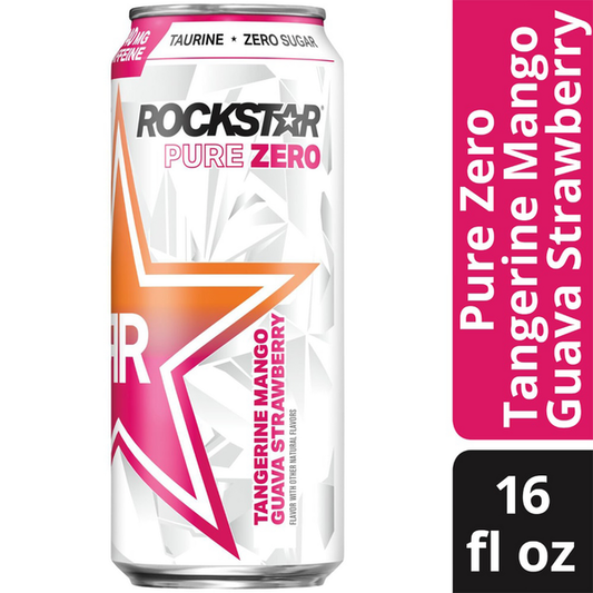 Rockstar Energy Drink, Tangerine Mango Guava Strawberry