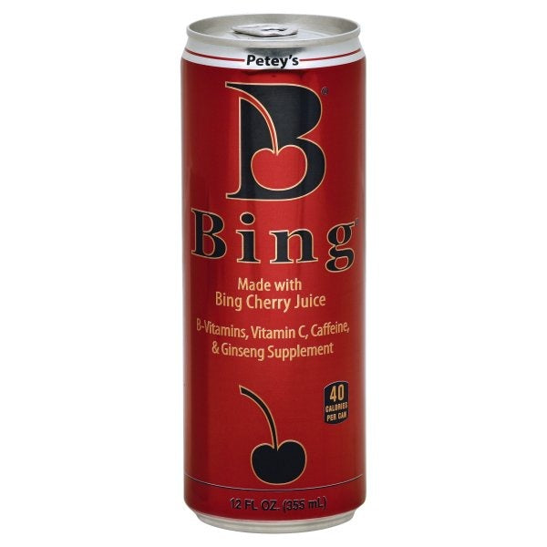 Petey's BING Cherry Juice Energy Drink