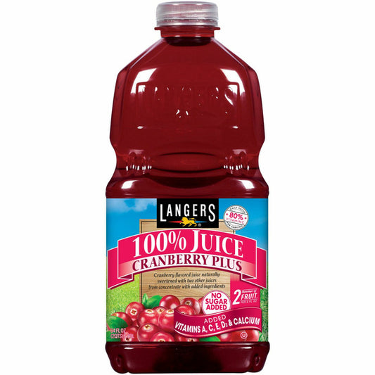 Langers 100% Juice, Cranberry Plus