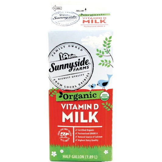 Sunnyside Farms Organic Vitamin D Milk