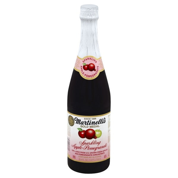 Martinelli's 100% Juice, Sparkling Apple-Pomegranate