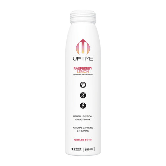 UPTIME Energy Drink UPTIME Raspberry Lemon, Zero Sugar, Natural Caffeine