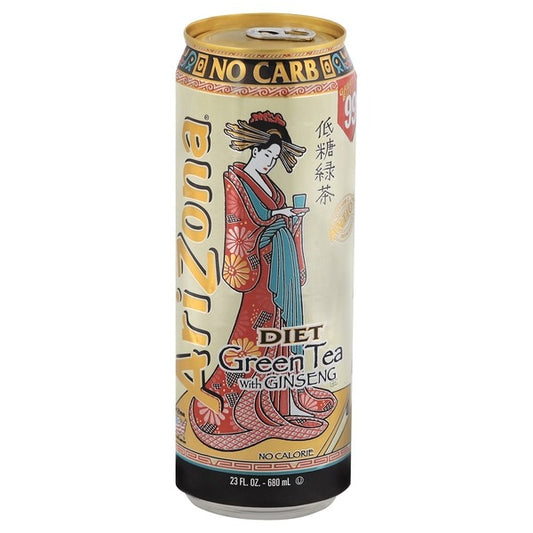 AriZona Green Tea, Diet, with Ginseng