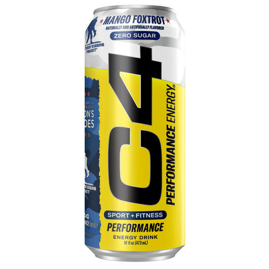 C4 Energy x WWP, Mango Fox Trot Energy Drink