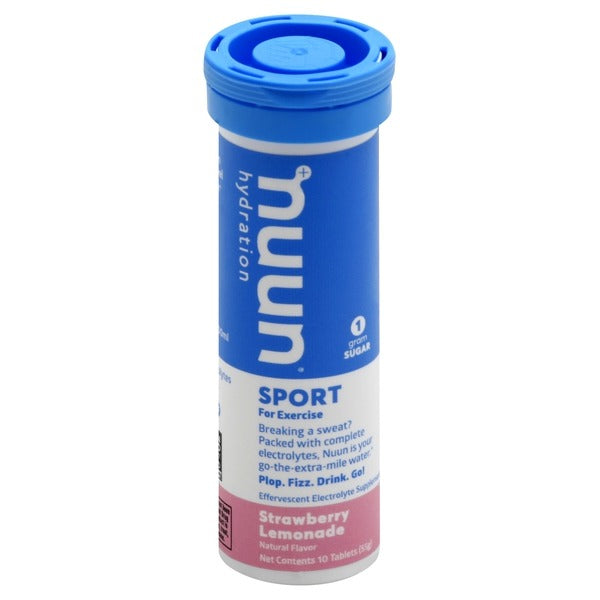 Nuun Sport, Tablets, Strawberry Lemonade