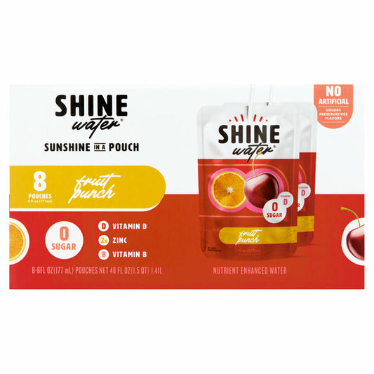 Shinewater Fruit Punch Pouches 8 X