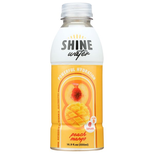 Shine Powerful Hydration Water, Peach Mango