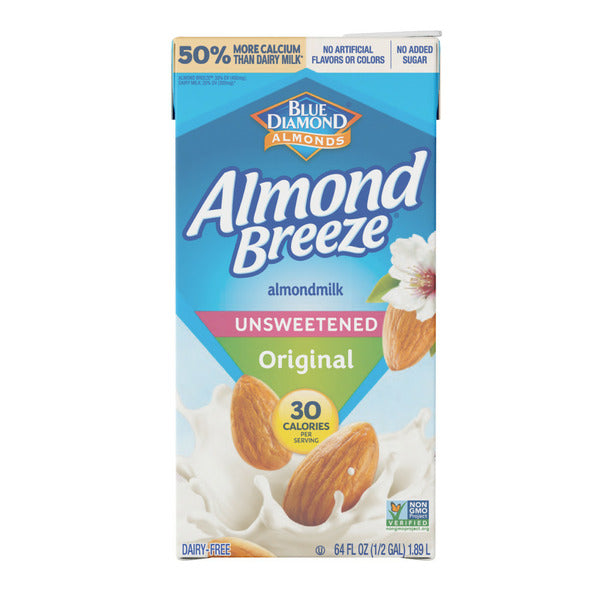 Almond Breeze Shelf-Stable Unsweetened Original Almondmilk