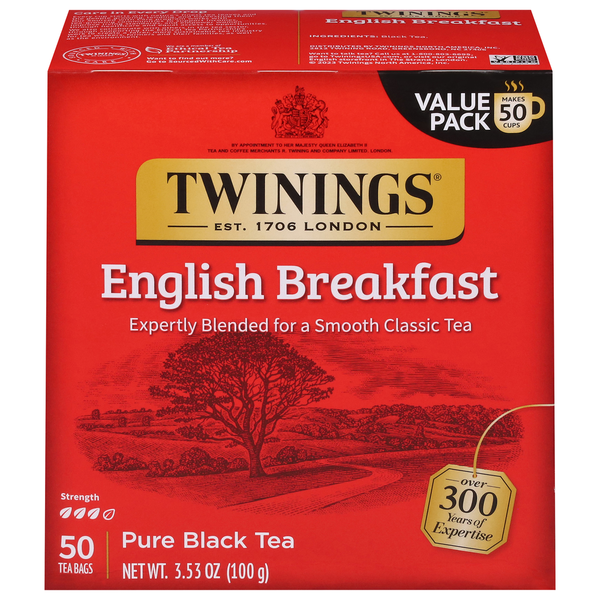 Twinings English Breakfast, 100% Pure Black Tea