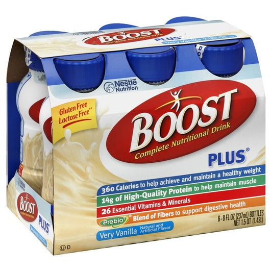 BOOST Balanced Nutritional Drink, Very Vanilla, Plus