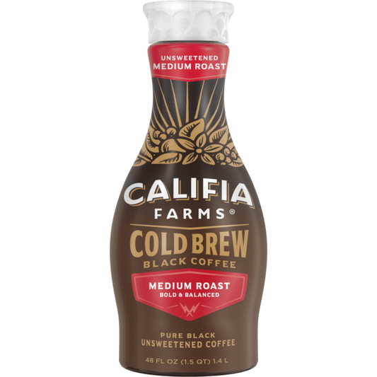 Califia Farms Pure Black Medium Roast Cold Brew Coffee