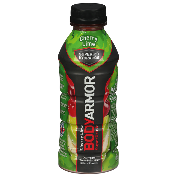 BODYARMOR Sports Drink, Superior Hydration, Cherry Lime