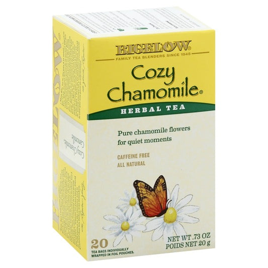 Bigelow Herbal Tea, Caffeine Free, Cozy Chamomile, Tea Bags