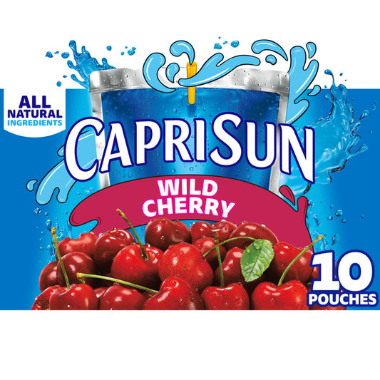 Capri Sun Wild Cherry Naturally Flavored Juice Drink Blend