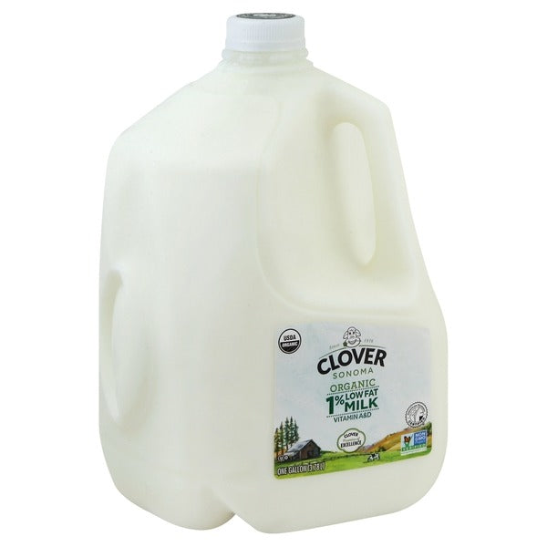 Clover Sonoma Organic 1% Lowfat Milk Gallon