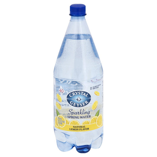 Crystal Geyser Lemon Sparkling Water