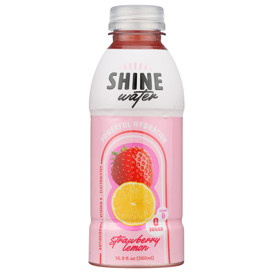 Shine Powerful Hydration Water, Strawberry Lemon