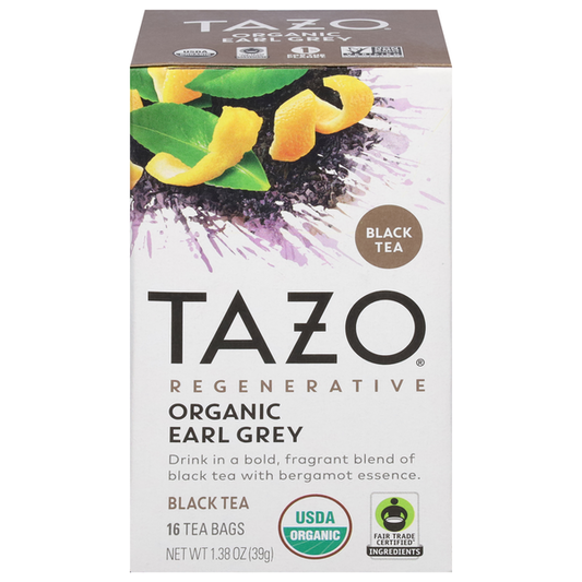 TAZO Tea Black Tea, Earl Grey, Organic, Tea Bags