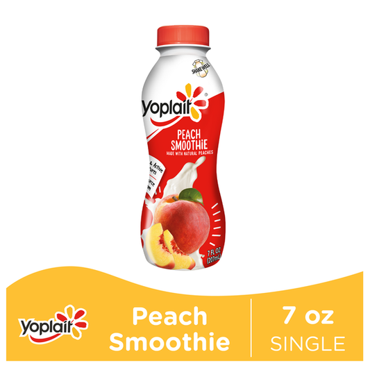 Yoplait Peach Yogurt Smoothie Yogurt Drink