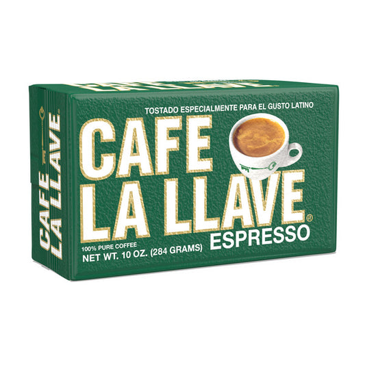 Café La Llave Espresso, Dark Roast, 100% Pure Coffee