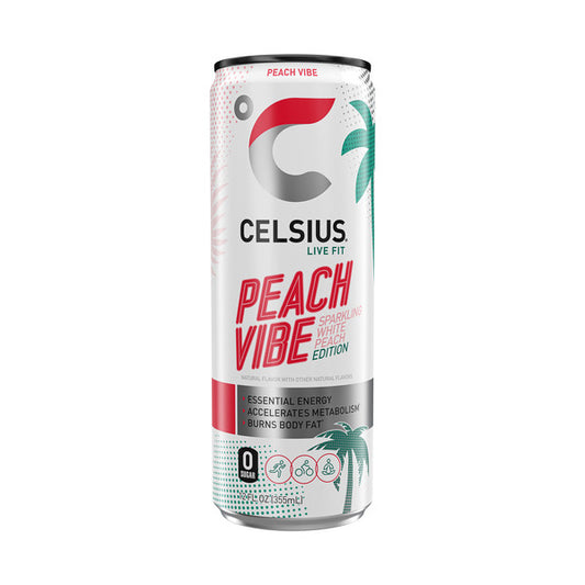 Celsius Sparkling Peach Vibe Energy Drink