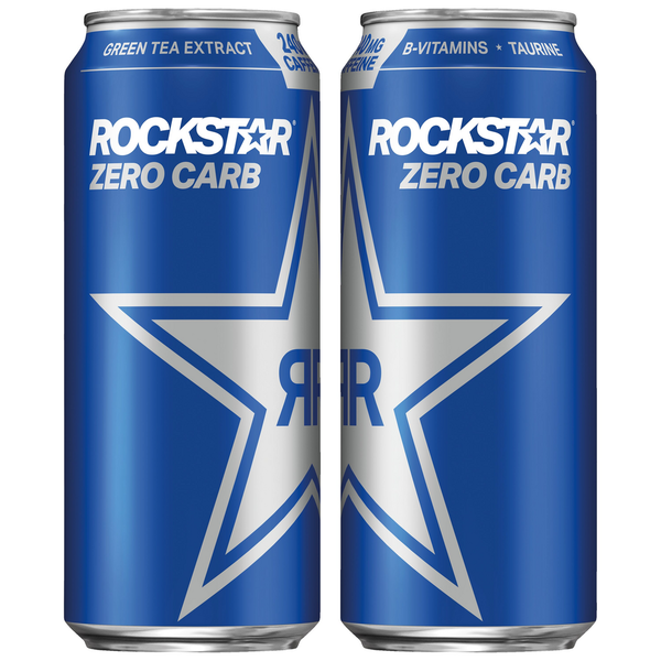 Rockstar Energy Drink, Sugar Free, Zero Carb