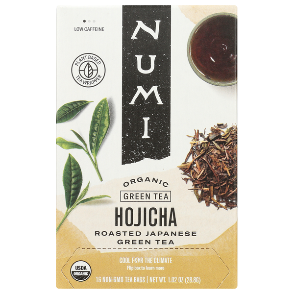 Numi Hojicha Roasted Japanese Organic Green Tea Bags