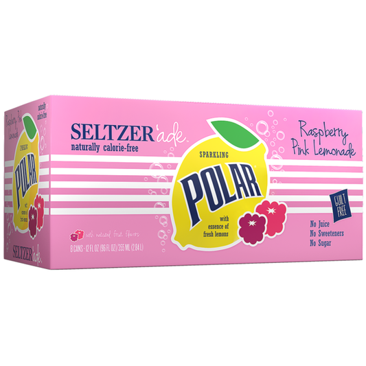 Polar Seltzer  Raspberry Pink Lemonade