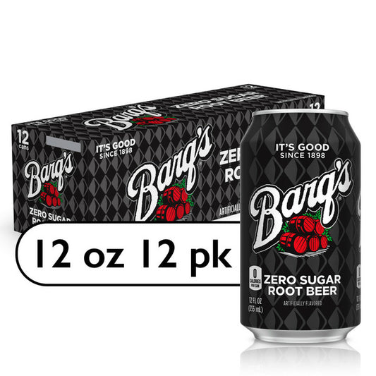 Barq's Sugar Root Beer Soda Soft Drink